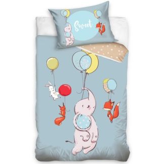 Detská posteľná súprava 100x135 Little Elephant Little Balloons