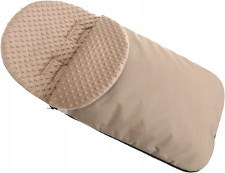 VAK NA KOČÍK, SÁNKY, GONDOL, SEDAČKA MINKY BABYMAM - káva + bežová minky