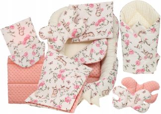 Ohriedka Pre Detské Cocoon Hniezdo Minky Set Xxl Babymam 7 Kusov