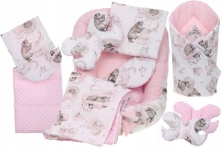 Ohriedka Pre Detské Cocoon Hniezdo Minky Set Xxl Babymam 7 Kusov