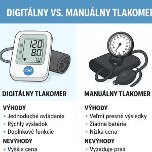 Digitálny vs. manuálny tlakomer: Čo je lepšie pre vás?