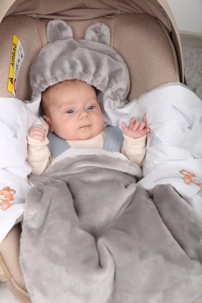 Zavinovačka do kočíka, nosič, zapínanie, teplá, bavlnená, plyšová, BABYMAM