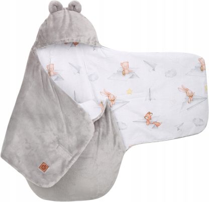 Zavinovačka do kočíka, nosič, zapínanie, teplá, bavlnená, plyšová, BABYMAM