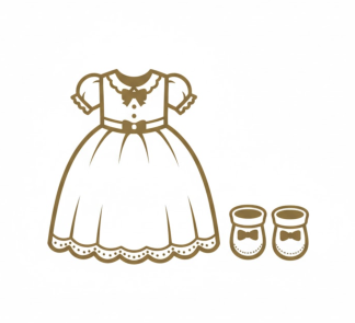 Oblecenie na krst pre dievca