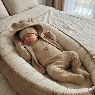 4-DIELNA REBROVANÁ VÝBAVIČKA 56-62 hnedý medvedík