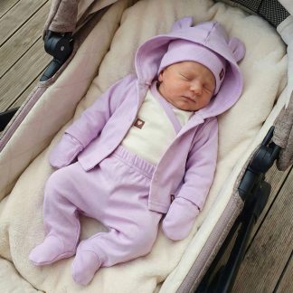 BAVLNENÁ VÝBAVIČKA fialová