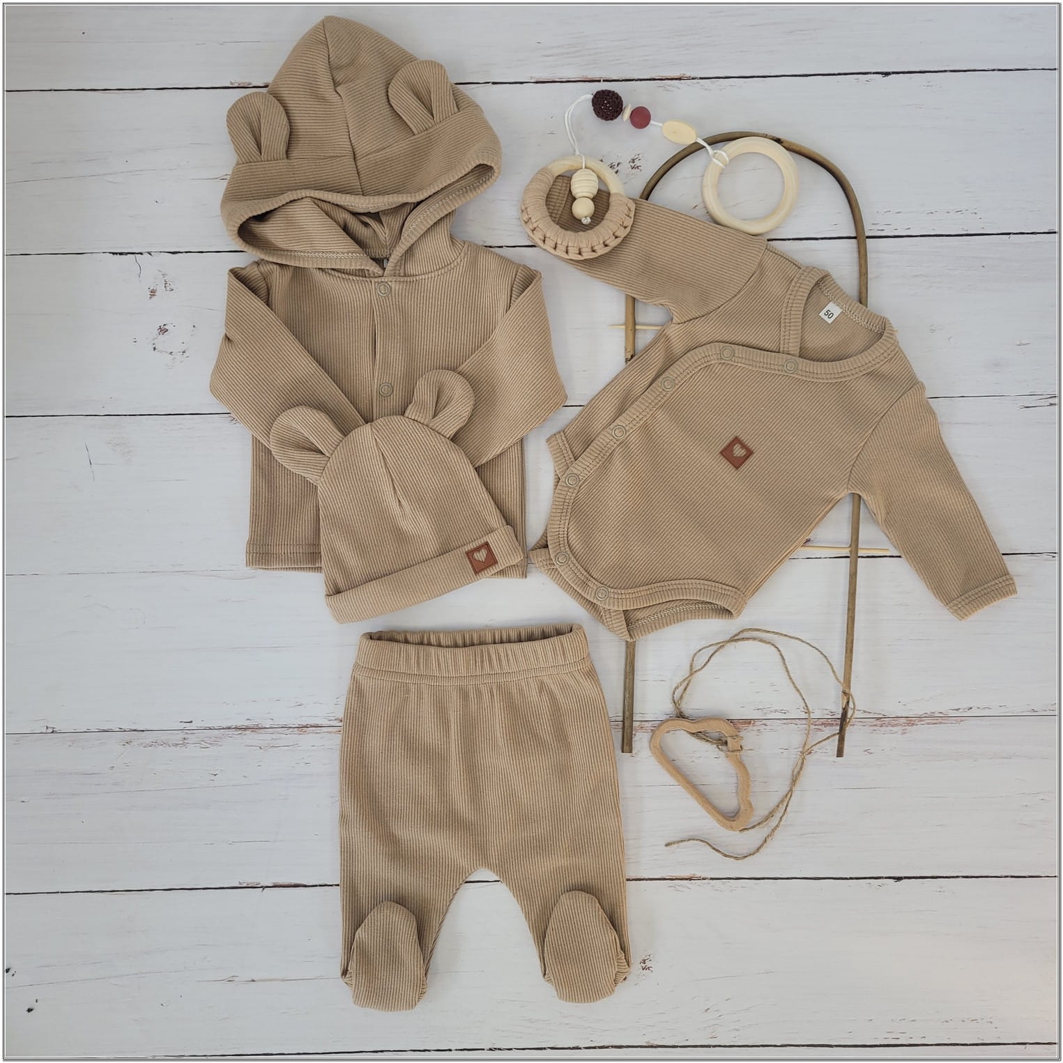 4-DIELNA REBROVANÁ VÝBAVIČKA 56-62 hnedý medvedík – Obrázok 6